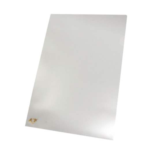 Pasta L Ofício Incolor Fosco Cristal ACP