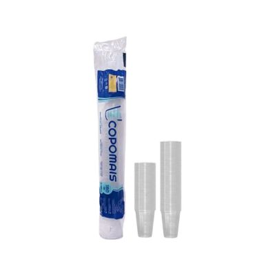 Copo Descartável para Água 180ml Copomais com 100 Unidades