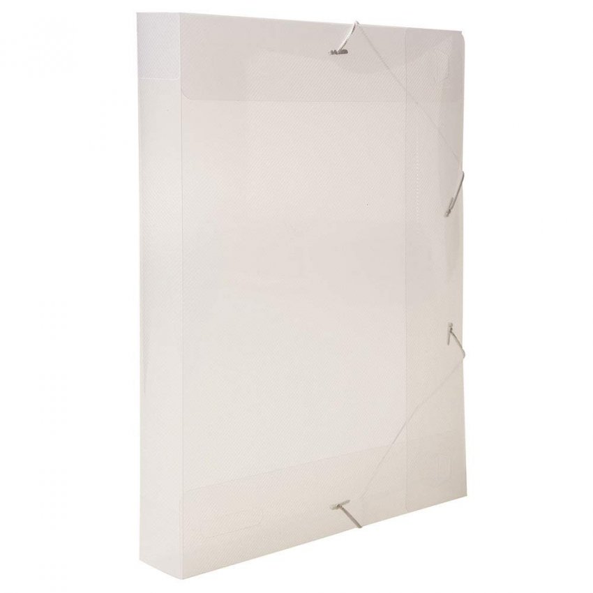 Pasta PP com Aba Elástica 40mm Cristal ACP