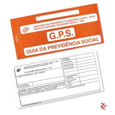 Carnê de Guia da Previdência Social 12x2 - 24 Vias - Tamoio