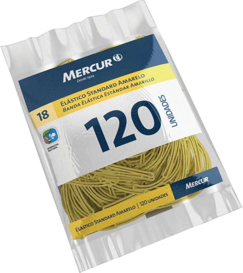 Elástico Standard Mercur com 120 unidades