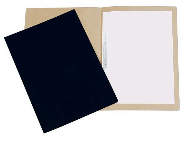 Pasta Cartão Duplex Grampo Plástico Polycart