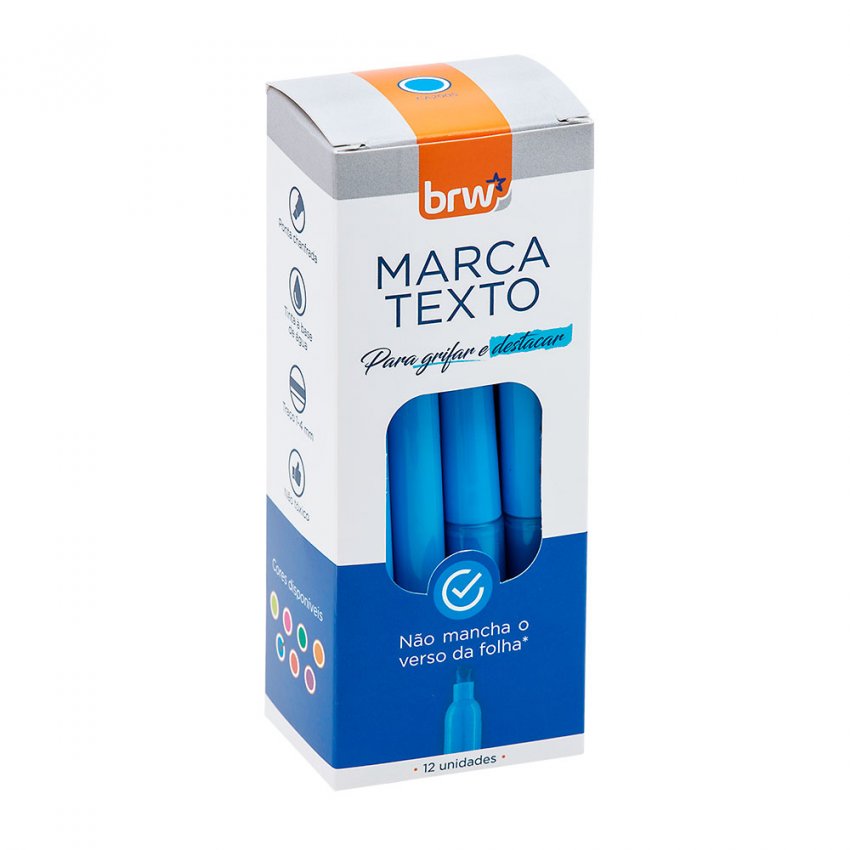 Marca Texto BRW Azul