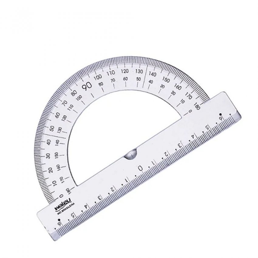 Transferidor Plástico 180º Waleu